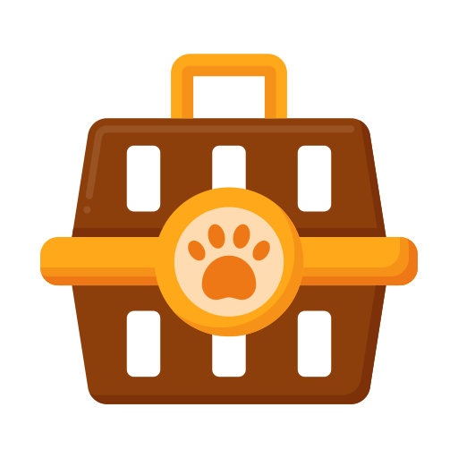 Pet travel crate being handled at an airport for relocation